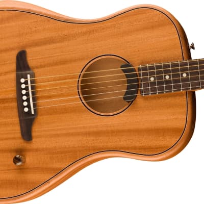 Fender Highway Series Dreadnought,  All-Mahogany Acoustic Guitar image 4