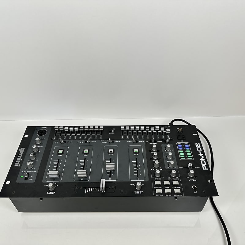 Gemini PDM-02 4 Channel 19" DJ Mixer w/ 10 Band Equalizer image 1