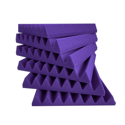 24 pack Pro-coustix Wedge Tiles Purple High quality uncompressed made in the UK image 3