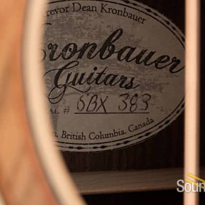 Kronbauer SBX Sitka/Rosewood Acoustic Guitar #SBX383 - Used image 8