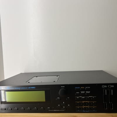 Roland Super JD-990 Sound Module 1993 - 1996 - Black - Including Vintage expansion card and new premium capacitors