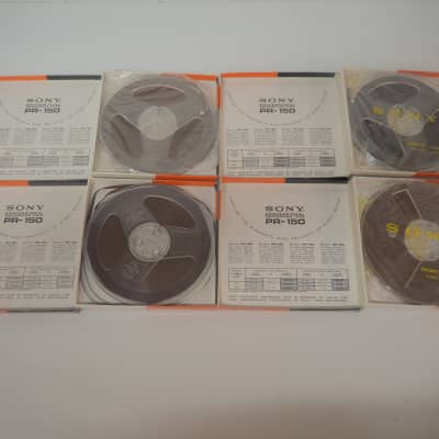 Sony SLH Reel to Reel Recording Tape, LP, 7 Reel, 1800 ft, Used
