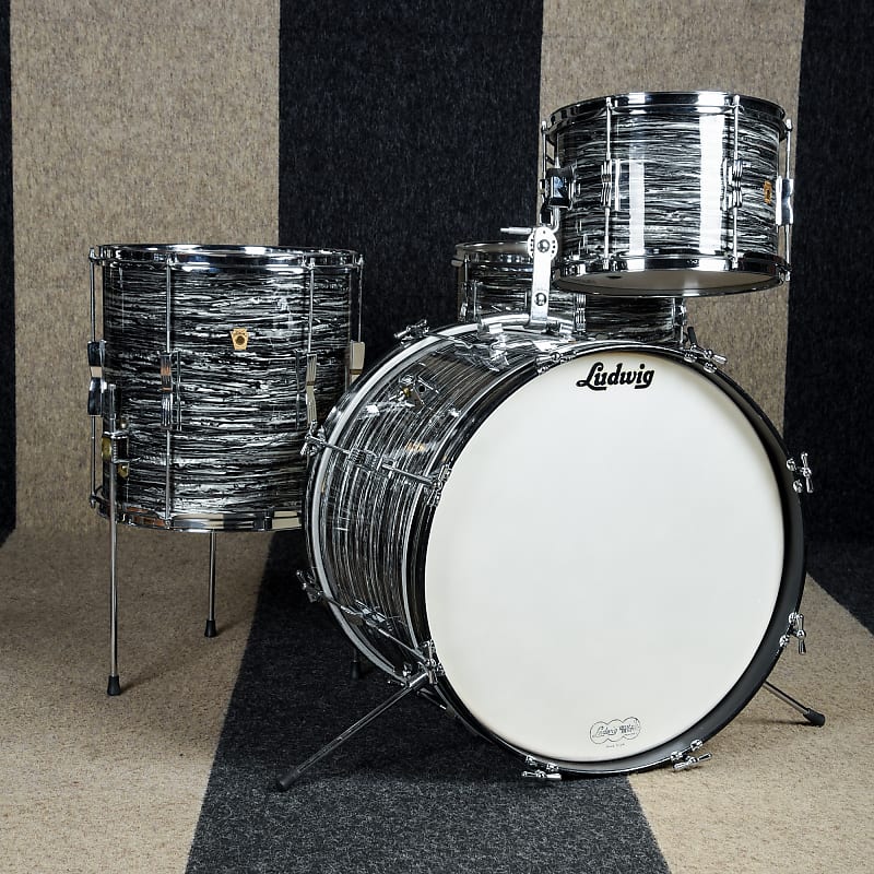Ludwig No. 996-1 Club Date Outfit 12" / 14" / 20" Drum Set 1960s image 2