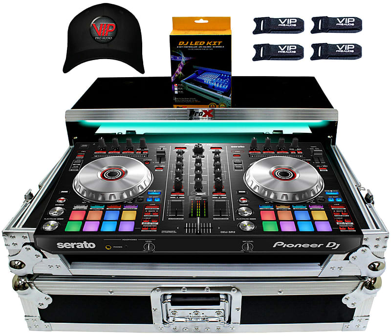 Pioneer DDJ-SR2 2-CH DJ Controller For Serato DJ Pro + XS-DDJSR2LT LED Case  +++