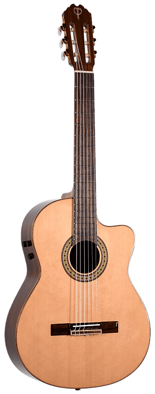Teton STC180CENT Solid Sitka Spruce Top Mahogany Neck 6-String  Classical Acoustic-Electric Guitar image 1