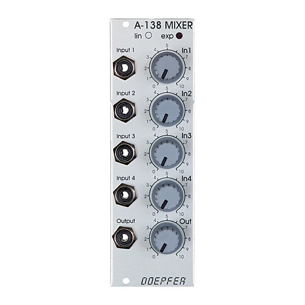 Doepfer A-138b "EXP" Mixer with Logarithmic Pots image 1