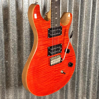 PRS Paul Reed Smith SE CE 24 Blood Orange Guitar & Bag #6181 image 5