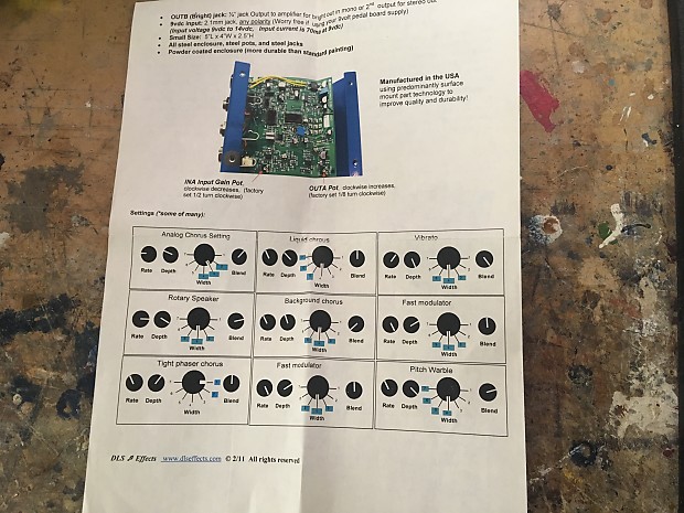 DLS Effects Chorus Waves CV2 Guitar Pedal | Reverb UK