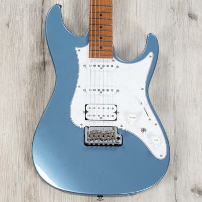 Ibanez AZ2204 AZ Prestige Guitar, Roasted Maple Fretboard, Ice Blue Metallic image 2