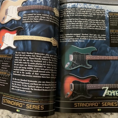 Squier Catalog 2000's Showmaster Jagmaster 7 String Tele Strat Bronco Bass Acoustic PA image 4
