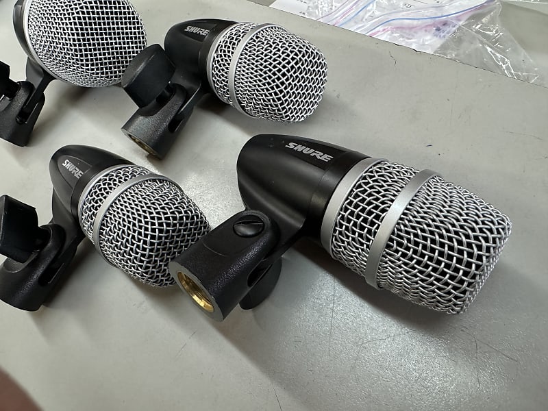 Shure PG52 PG56 Drum Mic Set 4 Pc | Reverb