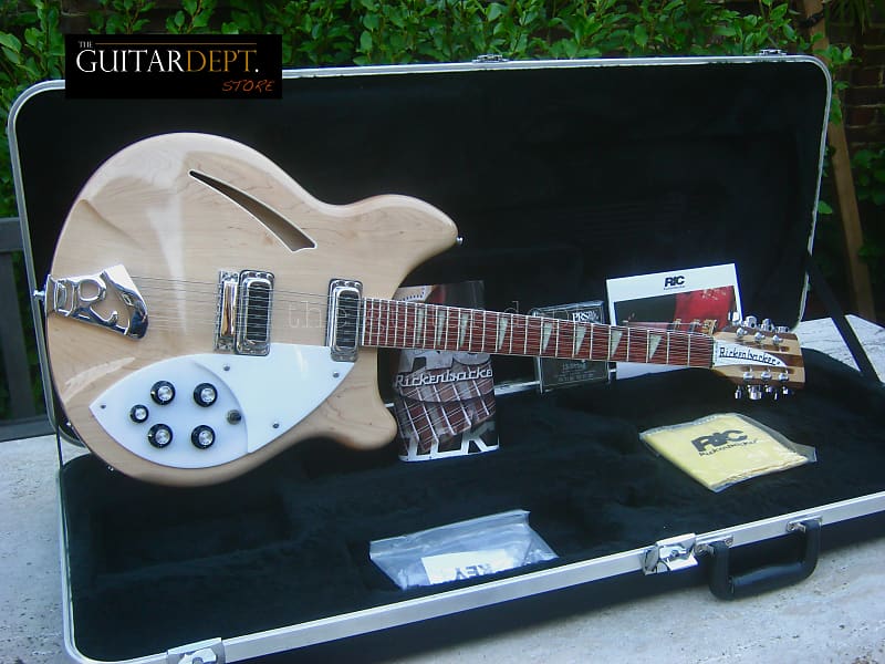 ♚ IMMACULATE ♚ 2005 RICKENBACKER 360-12 Deluxe ♚ MapleGlo ♚ Shark Tooth Inlays ♚ PRO SET UP !♚ 330 ♚ image 1