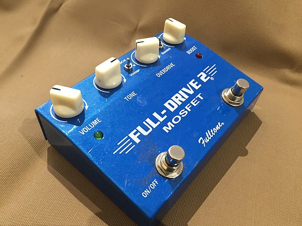 Fulltone Fulldrive 2 Mosfet FD2 overdrive with boost pedal