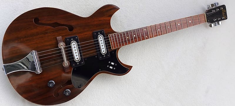 Life H510 – 1960s Vintage Semi Acoustic E-Guitar 6 String Gitarre image 1