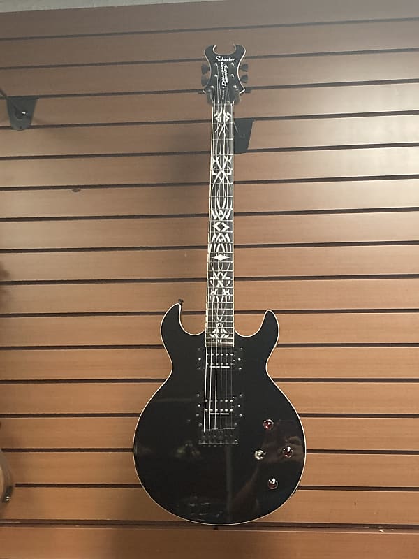 ギター Schecter Diamond series Danien Devil Schecter 6 String Diamond Series Devil Spine Red Electric