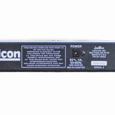 Lexicon JamMan Delay and Looper 1990s - Black image 2