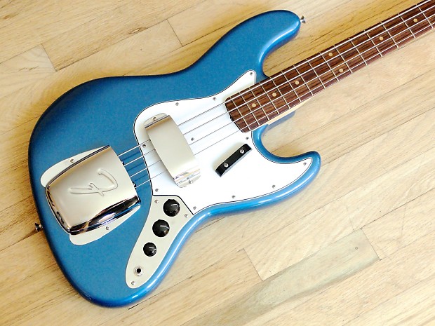 2014 Fender '64 Jazz Bass American Vintage Reissue AVRI Lake Placid Blue  w/ohsc