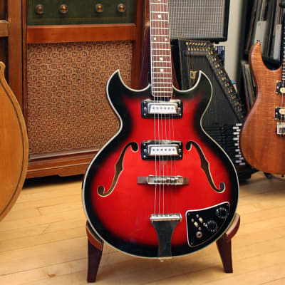 Maxitone Hollow Body Electric MIJ 1960s - Red image 4