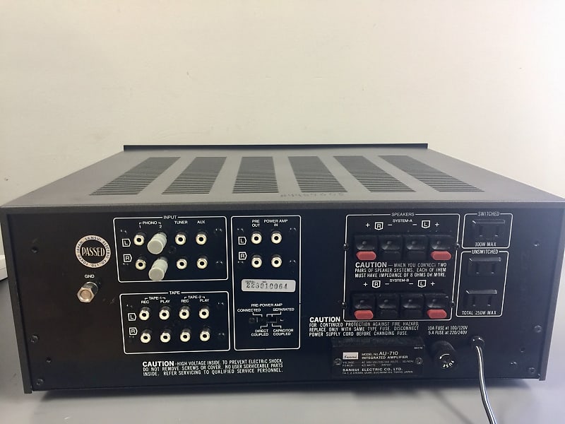 Sansui AU-710 ( AU717 ) Integrated Amplifier * 85W RMS Sansui AU-710 ( AU717 ) Integrated Amplifier * 85W RMS