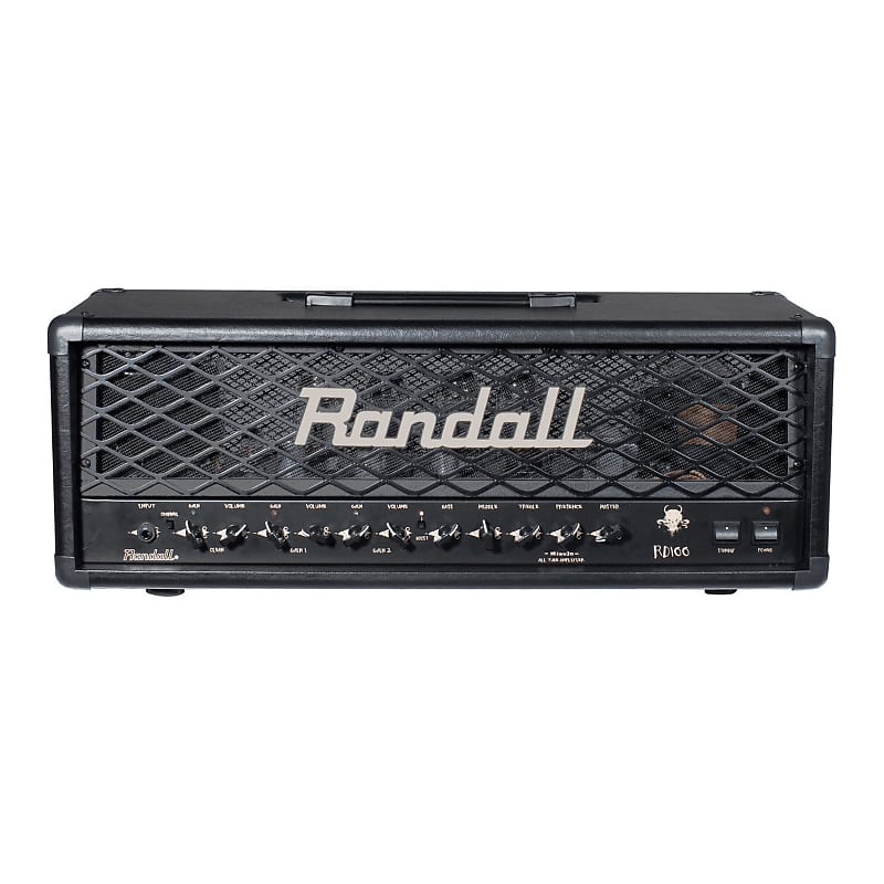 Randall RD100H Diavlo 100W Tube Guitar Head Black image 1