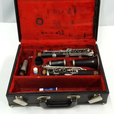 Genuine Noblet Paris France Bb Flat Clarinet with Hard Carrying Case - Nice! image 2