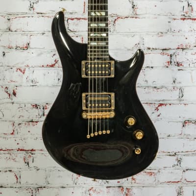 Warrior Instruments Soldier Electric Guitar, Rick Derringer Signed, Black w/ Case x1USA (USED) for sale
