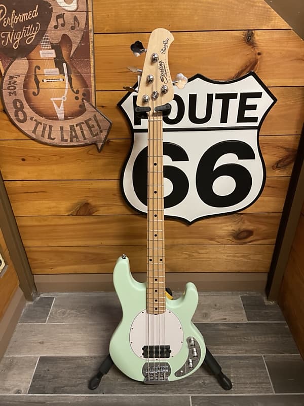 Sterling by MusicMan Stingray RAY4 Electric Bass Mint Green