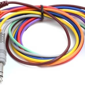Hosa CSS-845 1/4-inch TRS Male to 1/4-inch TRS Male Patch Cable 8-pack - 1.5 foot (Various Colors) image 2
