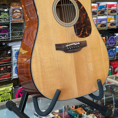 Takamine EF340S TT Thermal Top Series Dreadnought Acoustic/Electric Guitar - Natural Gloss image 3