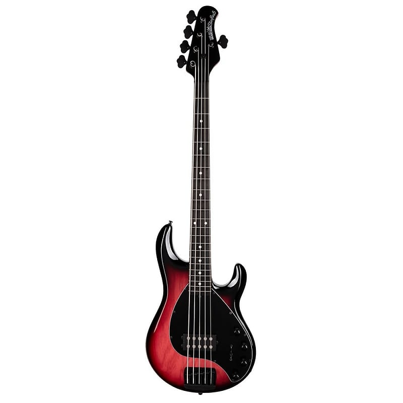 Music Man StingRay Special 5-String Bass Guitar - Raspberry Burst image 1