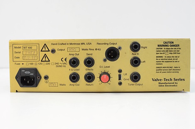 Eden WT-400 Traveler Plus Bass Head w/Rack Ears | Reverb Canada