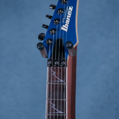 Ibanez Prestige RG3570Z Electric Guitar w/Case - Laser Blue - Preowned-Laser Blue image 5