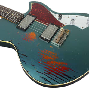 Novo Serus T Guitar - Custom HH - Ocean Turquoise over 3 Tone Sunburst image 6
