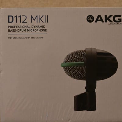 AKG D112 MKII Cardioid Dynamic Bass Drum Microphone 2010s - Gray image 1