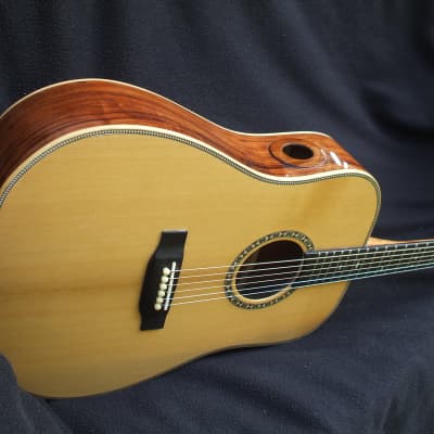 Special Edition dreadnought, torified european Spruce top granadillo rosewood back and sides, as seen on youtube hand made by Gary Montgomery. image 3