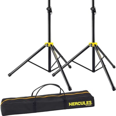 Hercules SS200B Stage Series Speaker Stand Pair with Bag image 1