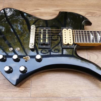 Fernandes Mockingbird MG-70X MIJ 1990 Black | Reverb