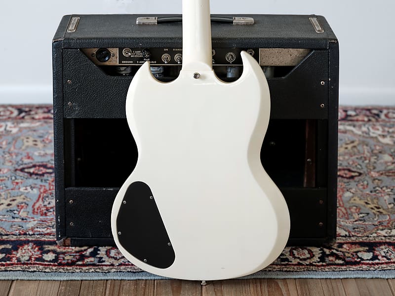 ギター Sunrise Polaris MIJ 1989 Greco Polaris White SG Standard model SS63-60 with