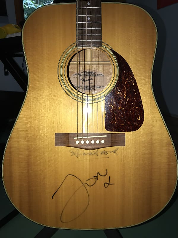 Fender F-210 Steve Howe & Jon Anderson autograph image 1