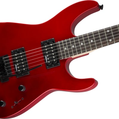 Jackson JS11 Metallic Red Dinky ah FB Electric Guitar image 4