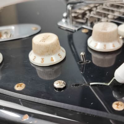 MyDream Partcaster Custom Built - Gilmour Black Strat Tribute image 6