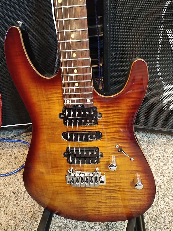 Harley Benton Fusion III Super Strat HSH Ebony board 24 | Reverb