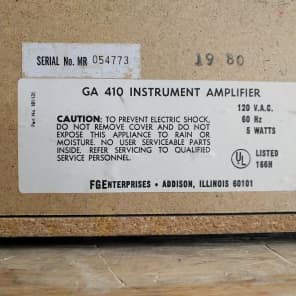 Vintage GA 410 Solid State Amp image 5