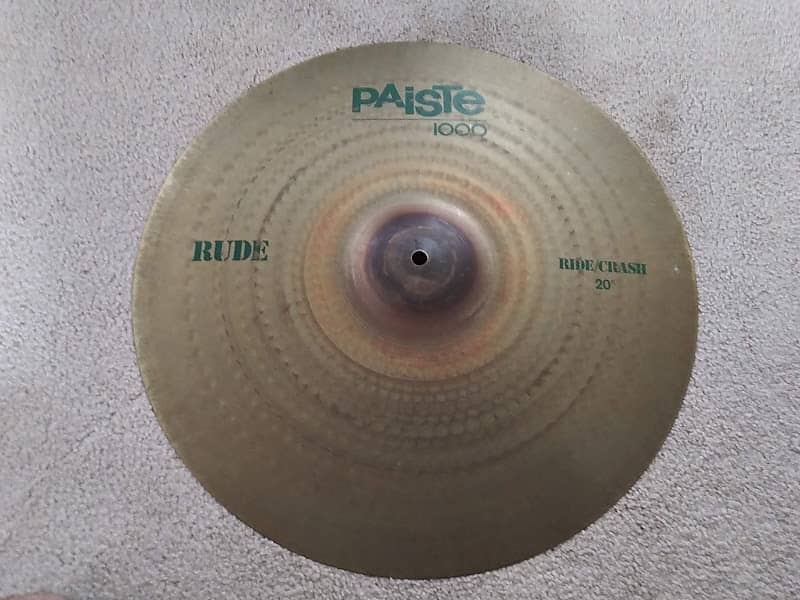 Paiste 1000 Rude Crash/Ride Reverb