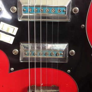 1960's Kay Truetone with Gibson made P-35/Kelvinator Pickups image 6