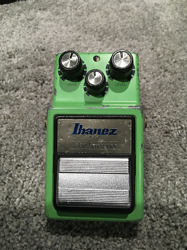 Ibanez 1981 TS9 Tube Screamer  (Black Label) W/Highly sought after JRC4558D image 1
