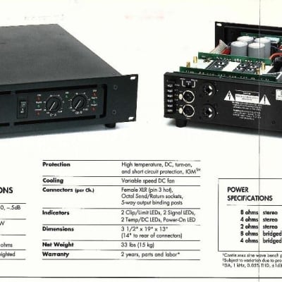 Crest Audio FA901 Professional Power Amplifier | Reverb