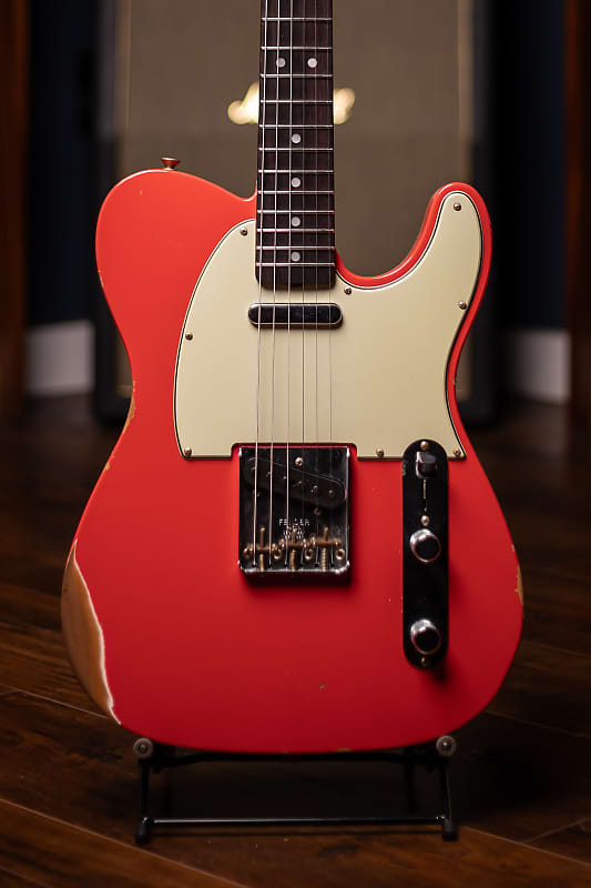 Fender Custom Shop 1964 Telecaster Relic - Aged Fiesta Red | Reverb