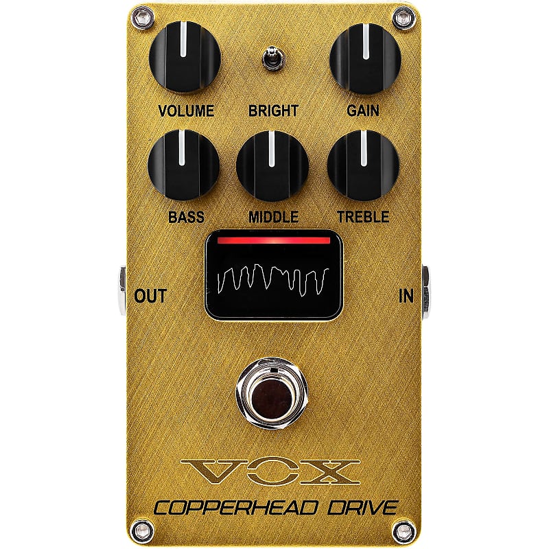 Vox Copperhead Drive Valve Distortion Pedal, NEW! #VECD image 1