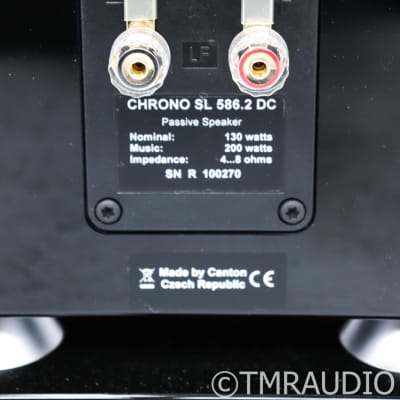 Canton Chrono SL 586.2 DC Floorstanding Speakers; Black Pair  (Open Box) (1/1) image 9